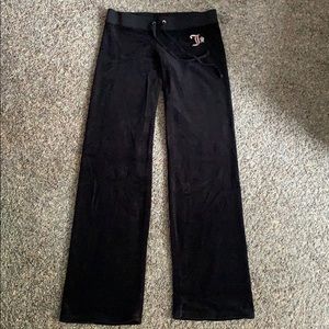 COPY - Juicy Couture Black Velour Sweats XS